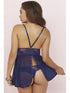 Wondrous Babydoll Set 10672-Navy-S/M(H)